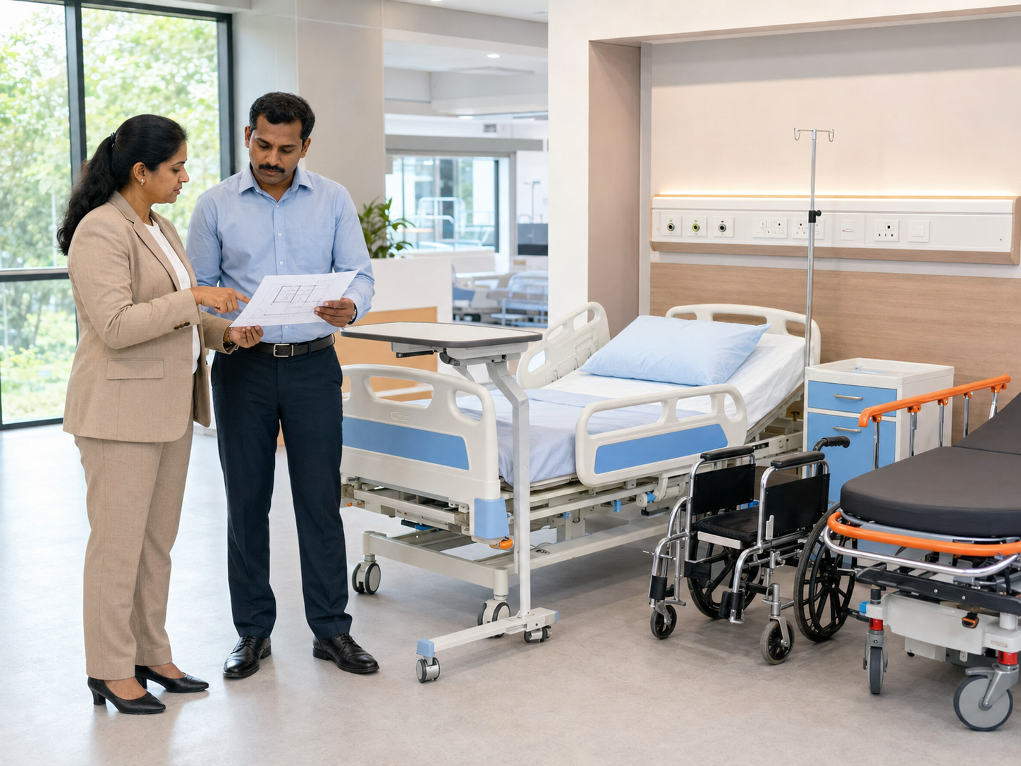 Hospital equipment planning for a Chennai healthcare facility