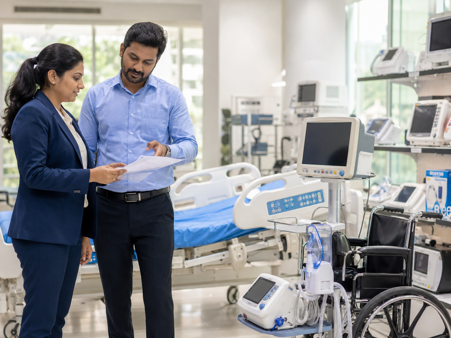 Medical equipment consultation for a Chennai healthcare facility